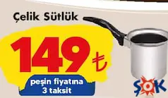 ÇELİK SÜTLÜK fiyat ve kampanya bilgisi